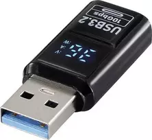 Renkforce USB 3.2 Gen 2 adapteris, USB-A vyriškas į USB-A moterišką, 10Gbps, juodas RF-6826676