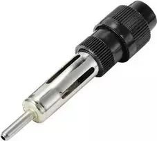 RENKFORCE RF-5087918 F-Type tėvinis į koaksialinį moterišką antenos adapteris, nikeliuotas žalvaris, 75 Ohm, DVB-T/S/C