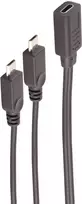 SHIVERPEAKS BS13-20021 USB-C į 2x Micro-USB B šakotuvas kabelis 0,3 m juodas