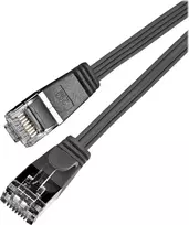 Wirewin Cat6 U/FTP Slim Ethernet tinklo kabelis 0,5m juodas PKW-STP-SLIM-KAT6 0.5 SW