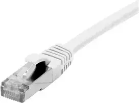 EXERTIS CONNECT Cat. 6 F/UTP tinklo kabelis, PoE, be halogenų, baltas, 0,5 m, Snagless 850883