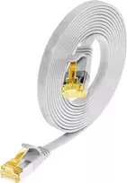 Wirewin Cat6a U/FTP plonas Ethernet tinklo kabelis, RJ45 male to male, 1 m, baltas PKW-STP-SLIM-K6A 1.0 WS