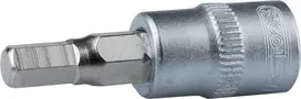 KS TOOLS 1/4 colio antgalio galvutė Hex 3mm, kalta chromo vanadžio plieno, matinis chromas, 911.1436