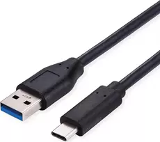 SECOMP Standard USB 3.2 Gen 1 kabelis, USB A į C, 0,5 m, juodas (S3015)