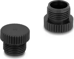 Delock Apsauginis dangtelis M12 lizdui, prisukamas, plastikinis, IP67, atsparus dulkėms ir vandeniui, juodas (60845)