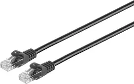 SHIVERPEAKS S/CONN maximum connectivity Cat.7 U/UTP RJ45 tinklo kabelis, 1m, juodas 08-35025