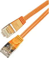 Wirewin Triotronik PKW-STP-SLIM-KAT6 0.5 OR Cat6 U/FTP plonas Ethernet tinklo kabelis, RJ45 male to male, 0,5 m, oranžinis