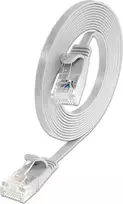 Wirewin Cat.6 SLIM tinklo kabelis U/UTP 0,15 m baltas PKW-SLIM-KAT6 0.15 WS
