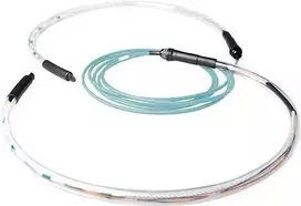 ACT RL2402 20m LC to LC dvigubas daugiamodis OM2 šviesolaidinis patch laidas, LSZH, aqua