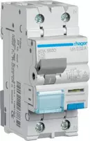 Hager ADA560D RCBO 1P+N 10A C kreivė 30mA A tipo 10kA 230V
