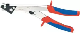 KNIPEX lakštinio metalo karpymo žirklės (nibbler) 90 55 280 – 280 mm, kerpa plieną iki 1,2 mm, varį/aliuminį iki 1,7 mm, plastiką iki 2,0 mm