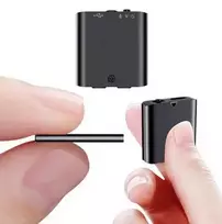 LUXURY-GOODS JNN Q63 32GB balso diktofonas su cinko lydinio korpusu, DSP triukšmo slopinimu, balso aktyvavimu, 30 val. baterija