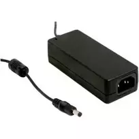 MEAN WELL GSM60A15-P1J 60W 15V 4A medicinis AC/DC maitinimo adapteris su 5,5x2,1 mm DC kištuku