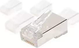 EXERTIS CONNECT RJ45 kištukas Cat.6 STP, 10 vienetų paketas (920580)