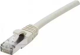 EXERTIS CONNECT Cat. 6A U/UTP varinis tinklo kabelis, pilkas, 10 m, paruoštas PoE++ su fiksatoriaus apsauga 859455