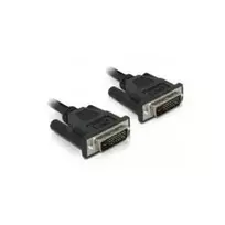 Delock DVI-D Dual Link kabelis 24+1 vyriškas-vyriškas 0,5 m juodas 84369