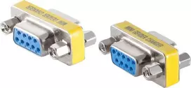 SHIVERPEAKS BS78254 9 kontaktų D-SUB adapteris, vyriškas į moterišką, sidabrinis