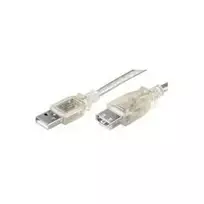 Wentronic Goobay USB 2.0 Hi-Speed prailginimo kabelis, pilkas, 0,6 m – USB Type A male to USB Type A female 68624
