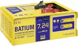 GYS BATIUM 7-24 6/12/24V intelektualus akumuliatorių įkroviklis 15-130Ah, 11/3-7A, 210W 024502