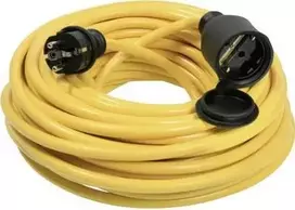 AS SCHWABE 60354 sunkusis guminis prailginimo kabelis 20 m H07RN-F 3G2.5 16 A IP44 geltonas