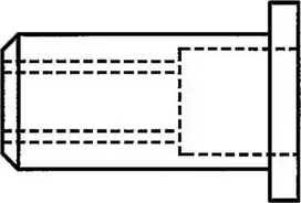 GESIPA aklinė kniedžių veržlė M10 x 12 x 17,5 mm, plieninė cinkuota, plokščia galvutė, suėmimas 0,25-3,5 mm, 100 vnt. (1433709)