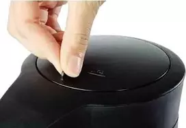 APS Budget Pump Pot 10915, 2,2L, 17 puodelių, nerūdijančio plieno su plastikiniu dangteliu, sidabrinis/juodas