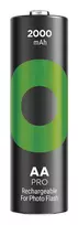 GP Batteries ReCyko+ AA NiMH 2000 mAh įkraunamos baterijos, 4 vnt. (B2629)