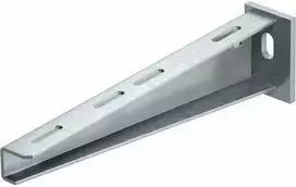 OBO Bettermann sieninis ir stulpinis laikiklis AW 30 71 FT, 710 mm iškyša, karštai cinkuotas plienas, 30x30 mm profilis 6419836