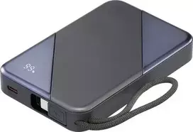 VOLTCRAFT VC-PBP2535CB nešiojamas įkroviklis (power bank) 10000 mAh USB PD 3.0 Li-Ion juodas su įkrovos indikatoriumi VC-17288095