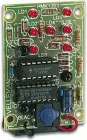 Velleman MK109 vidinis 6 lempų žalias mirksintis dekoratyvinis apšvietimo litavimo rinkinys