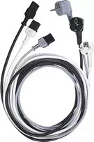 LAPP maitinimo kabelis su Schuko kištuku į IEC C13 lizdą, H05VV-F, 2,5 m, juodas, 10 A, 250 V 73222334