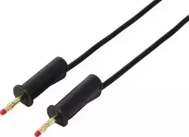 VOLTCRAFT MSB-132 1 m juodas matavimo laidas su 4 mm kištukais VC-18709985