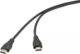 SpeaKa Professional HDMI kabelis 3 m – auksu padengti HDMI-A male į HDMI-A male, High Speed, 4K@60Hz, ARC, CEC, 3D, juodas SP-13660976