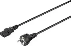 Sygonix SY-5042694 maitinimo laidas CEE 7/7 į IEC C13 1,5 m juodas