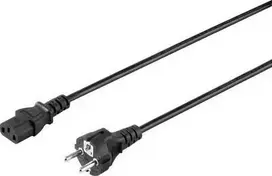 Sygonix SY-5042692 maitinimo laidas šaltiems prietaisams CEE 7/7 – IEC C13, 2 m, juodas