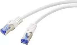 Renkforce RF-6830454 CAT 6a S/FTP tinklo kabelis, RJ45, 2 m, baltas