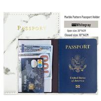 Marmuro odos PU paso laikiklis piniginė su vienos kišenės siuvimu In Stock white
