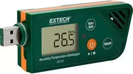 Extech RHT30 temperatūros ir drėgmės USB duomenų registratorius su PDF ataskaitų generavimu