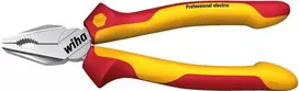 Wiha kombinuotosios replės Professional Electric raudonos/geltonos, DynamicJoint ir OptiGrip