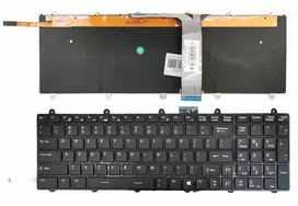 MSI GX60, GE60, GE70, GT60 nešiojamojo kompiuterio klaviatūra su US išdėstymu ir apšvietimu (pakaitinė)