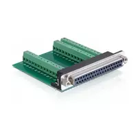 Delock adapteris D-Sub 37 kontaktų moteriškas į gnybtų bloką 65319