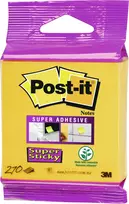 3M Post-it Super Sticky Notes 2014-S lipnūs lapeliai, 76x76 mm, Daffodil Yellow, 270 lapų