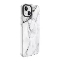 Evelatus Apple iPhone 15 Plus PC+TPU dėklas su MagSafe - Custom Marble White