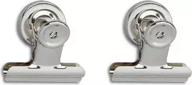 MAUL magnetinis raštų segtukas su stipriu magnetu, 50 mm, nikeliuotas metalas, 20 mm suspaudimo plotis, 1 vnt. 2185096