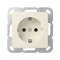 Gira System 55 SCHUKO kištukinis lizdas, kreminės spalvos (418801)