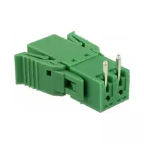 Delock gnybtų blokelių rinkinys PCB 2 kontaktų 3,81 mm žingsniu horizontalus 65952