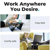 Plastic Laptop Stand Foldable Notebook Stand Laptop Desk Computer Table Stand juoda