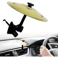 Automobilinis cimbolas Oro išleidimo angos Mini būgnas Crash cimbolas Automobilio prietaisų skydeliui, Kompaktiškas ir patvarus muzikalus automobilio aksesuaras vairuotojams, Tinka visiems transporto priemonėms black