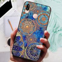 For Huawei P20 Lite Case P20Pro TPU Silicone Shockproof Cat Phone Cover For Huawei P20 Pro Funda on P20lite Flower Printing Soft for Huawei P20 gray