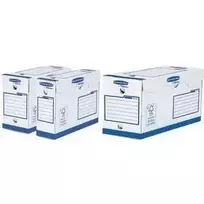 Fellowes Bankers Box Basic Heavy Duty A4+ archyvinė dėžė, mėlyna, 100% perdirbtas kartonas, FSC sertifikuota 4472902